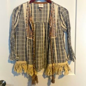 Knox Rose tasseled cardigan